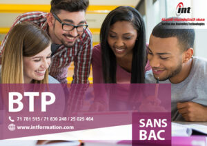 Formation BTP sans BAC à l’Institute des Nouvelles Technologies INT Tunisie